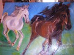 chevaux au galop